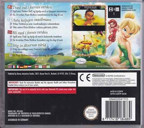 Tinkerbell - Nintendo DS (B Grade) (Genbrug)
